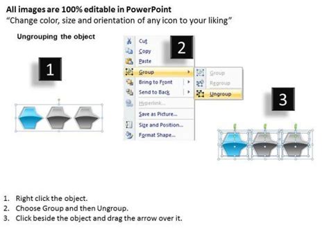 Mba Models And Frameworks Strategy Diagram Arrow Process 3 Stages ...