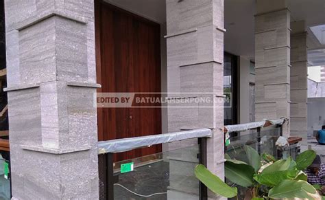 Pilar Batu Alam Minimalis Rumah Tampil Elegan Onpos