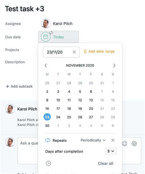 Once Task Completed Auto Create New Task With Dynamic Due Date Multi