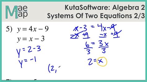 Algebra 2 Equations