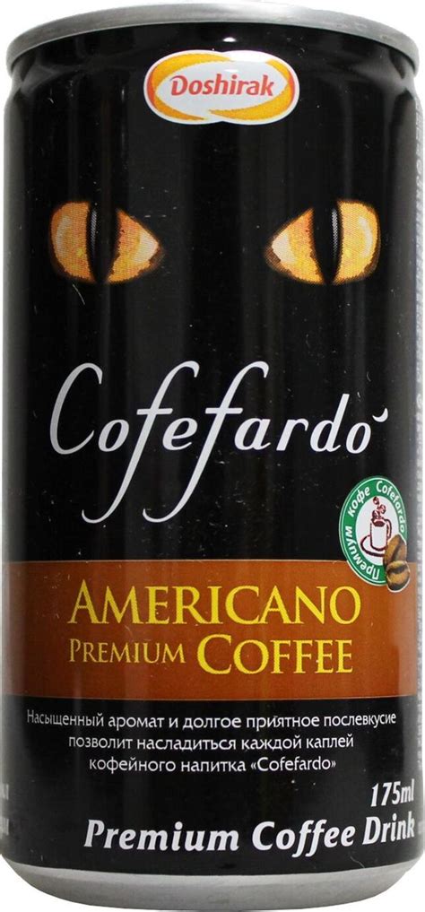 Характеристики Кофейный напиток Доширак Премиум кофе Cofefardo ...