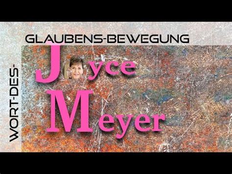 Das Wohlstandsevangelium Der Joyce Meyer Georg Walter YouTube