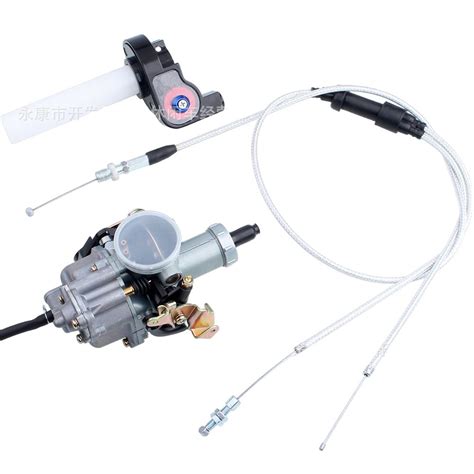 Карбюратор PZ30 с ускорительным насосом + трос + короткоходная ручка ...