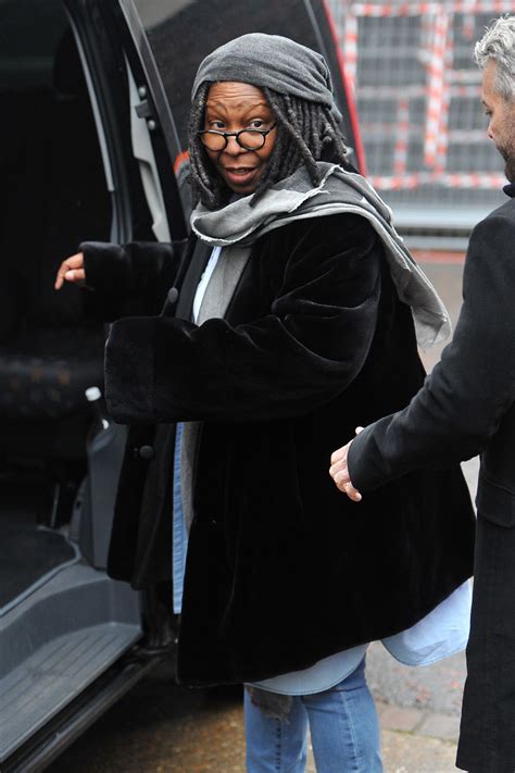 WHOOPI GOLDBERG Leaves ITV Studios in London 02/10/2017 – HawtCelebs