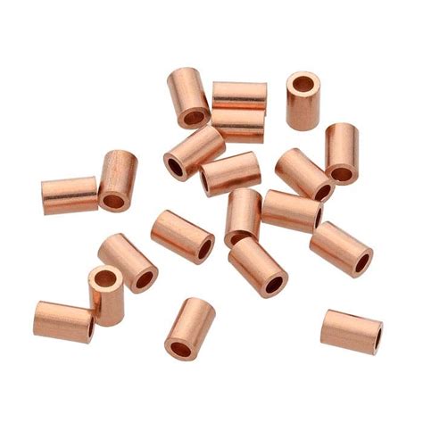 Copper 3mm Tube Crimp Bead Riogrande