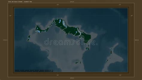 Turks And Caicos Islands Highlighted Composition Physical Stock