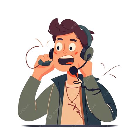 Prank Call Flat Composition, Holiday, Celebration, Greeting PNG