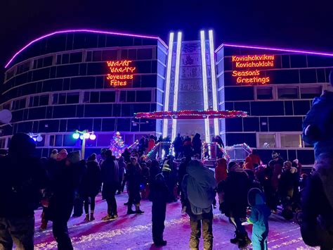 Christmas Lights Shine In Iqaluit Nunatsiaq News