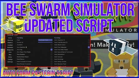 Updated Bee Swarm Simulator Script Hack Auto Farm Get All Items