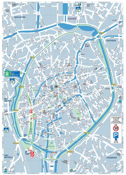 Brugge Tourist Map Tourist Map Bruges Belgium Bruges