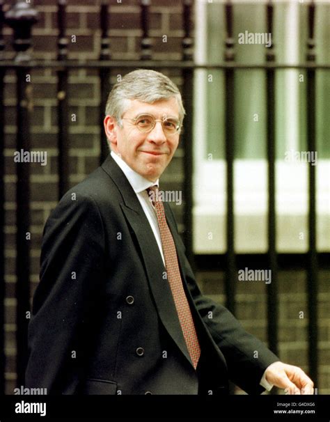 Jack Straw Arrives For Cabinet Meeting At Downing Street Hi Res