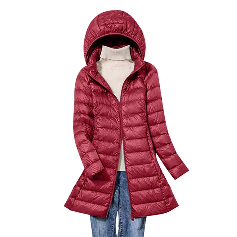 Tuphregyow Women Packable Puffer Jacket Trendy Winter Warm Puffy Jacket Solid Lightweight