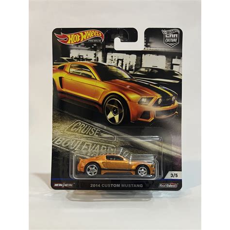 Xe Hot Wheels Premium Custom Mustang Shopee Vi T Nam