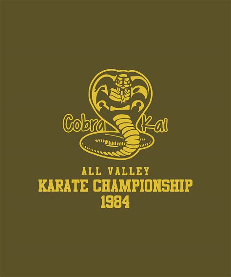 Cobra Kai All Valley Karate Championship 1984 Game Digital Art By Duong Ngoc Son Fine Art America