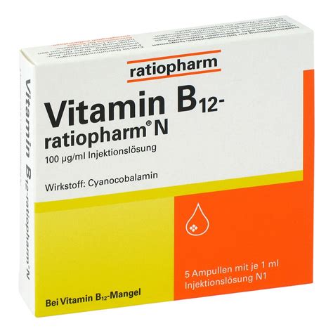 Vitamin B12 ratiopharm N Ampullen 5X1 ml günstig bei apo