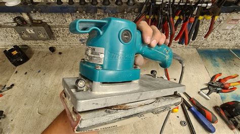 How To Repair A Makita 9045N Sander With A Broken Handle And Bad