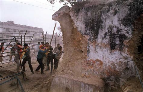 Nearly Years After Hindu Mob Destroyed Babri Mosque The Scars In