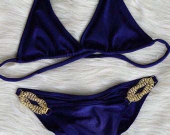 Triangle Bikini Etsy