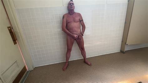 Got Out And Walked Around Naked Before Jacking Off Listen To My Cum Splatter On The Floor