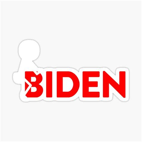 Fuck Biden Funny Anti Joe Biden Sticker For Sale By Mcguire Redbubble