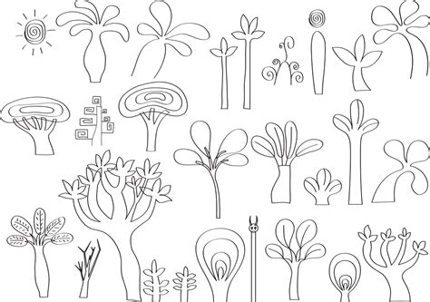 tree  vector art   tree  icons graphics