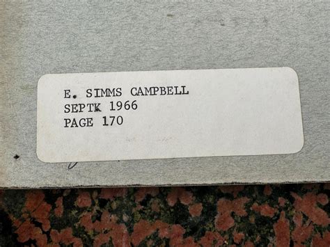 E Simms Campbell Nude Playboy Cartoon First African American