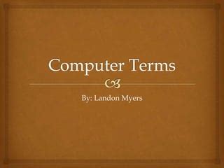 computer terms pptx