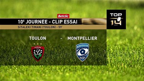 Top Essai De Sitaleki Timani Rct Rc Toulon Montpellier