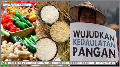 Kedaulatan Pangan Sebagai Visi Transformasi Sosial Ekonomi Desa