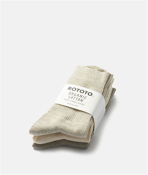 Norse Store Shipping Worldwide RoToTo Organic Daily 3 Pack Ribbed