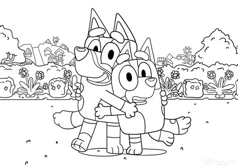Bluey E Bingo Para Imprimir - Desenhos De Bluey E Bingo Para Colorir E Imprimir Explore As ...