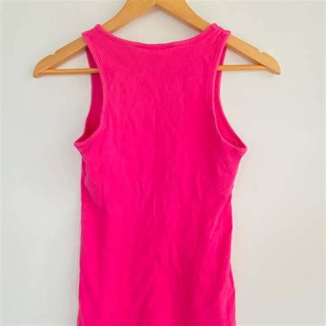 Peter Alexander Hot Pink Singlet Top Size 6 XS