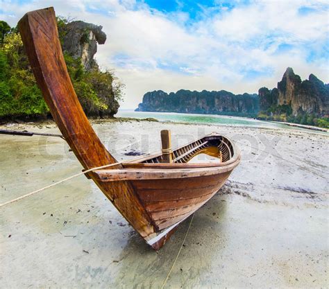 traditional long tail boats | Stock image | Colourbox
