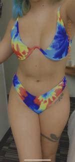 ZAFUL Tie Dye Plunge Underwire Bikini Set In MULTI D ZAFUL 2024
