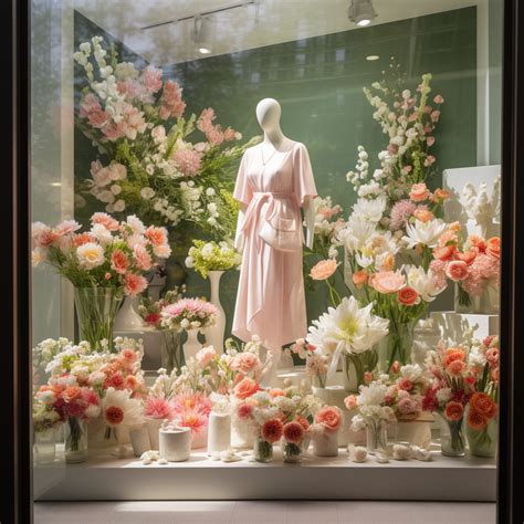 Floral Window Display Ideas