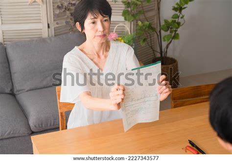 Mature Divorce Image Middle Woman Thrusting Stock Photo 2227343577