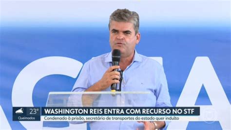 Washington Reis condenado à prisão em regime semiaberto entra