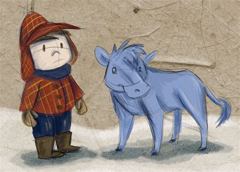 Such An Adorable Rendition Of Paul Bunyan And Babe The Blue Ox I Love This Story Babe The