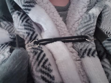 Made A Makeshift Cape Clasp Out Of 2 Binder Clips And A Hair Band R