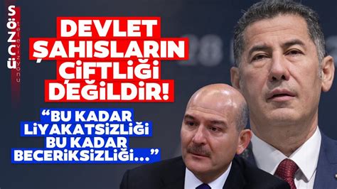 Sinan O An Dan Sert S Zler I Leri Bakanl S Leyman Soylunun