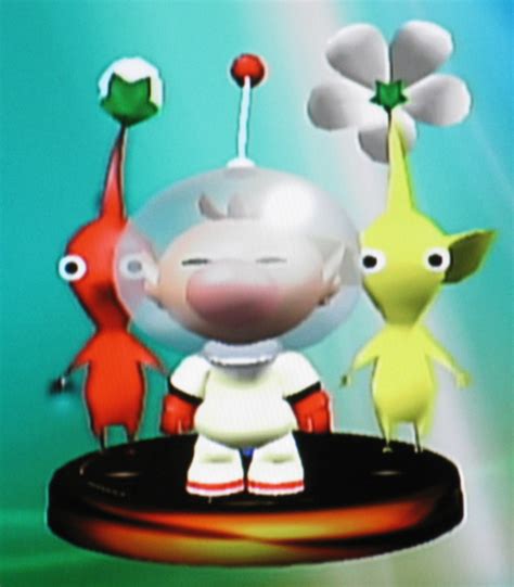 Image - Captain Olimar trophy (SSBM).jpg - Smashpedia, the Super Smash Bros. wiki.