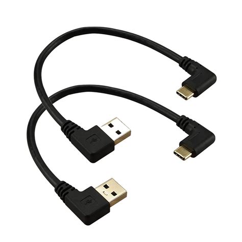 Left And Right Angle Usb C Extender Cable 90 Degree Type C Extension Cable Usb 30 To