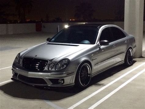 2006 Mercedes Benz W211 E55 AMG Silver BENZTUNING