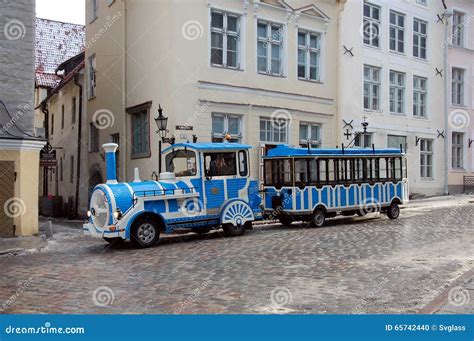 excursion train  tallinn editorial image image  city