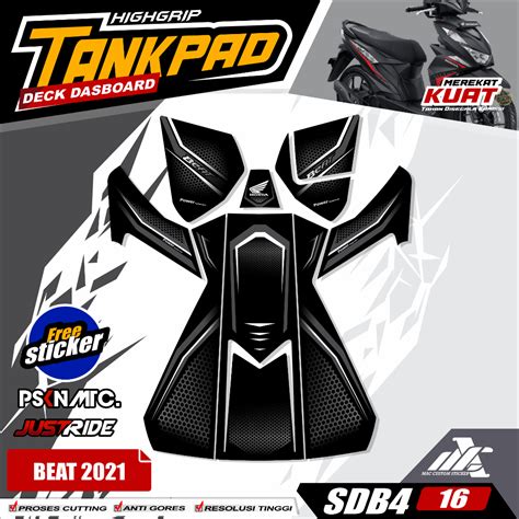 Jual STRIPING BEAT 2020 PELINDUNG DASHBOARD TANKPAD DECKPAD BEAT