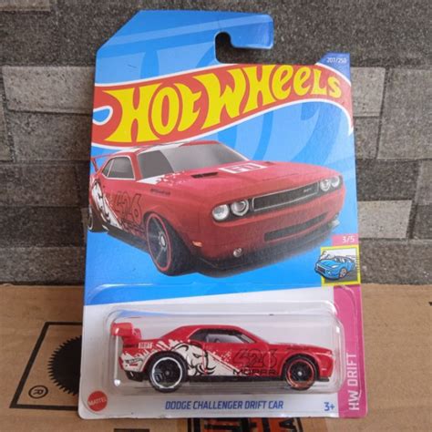 Jual Hot Wheels Hotwheels Dodge Challenger Drift Car Merah Shopee Indonesia