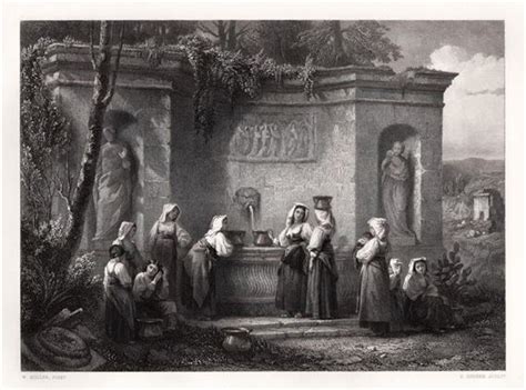 Charles Muller Charles Louis Muller Signed The Fountain Framed 1815