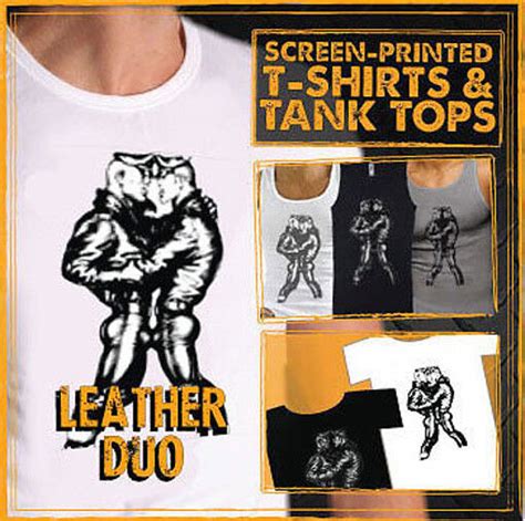 Tom Of Finland T Shirts Tank Tops Gay Leather Fetish Muscle Men S Art Fitted Tee Ebay