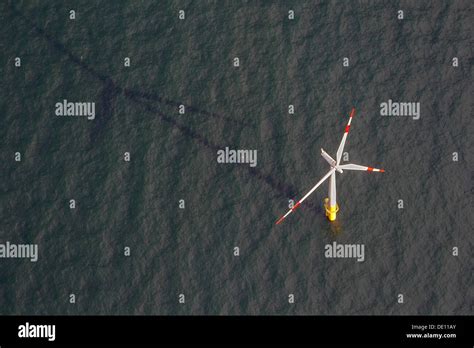 Aerial View Enbw Baltic 1 Offshore Wind Farm In The Baltic Sea Wind