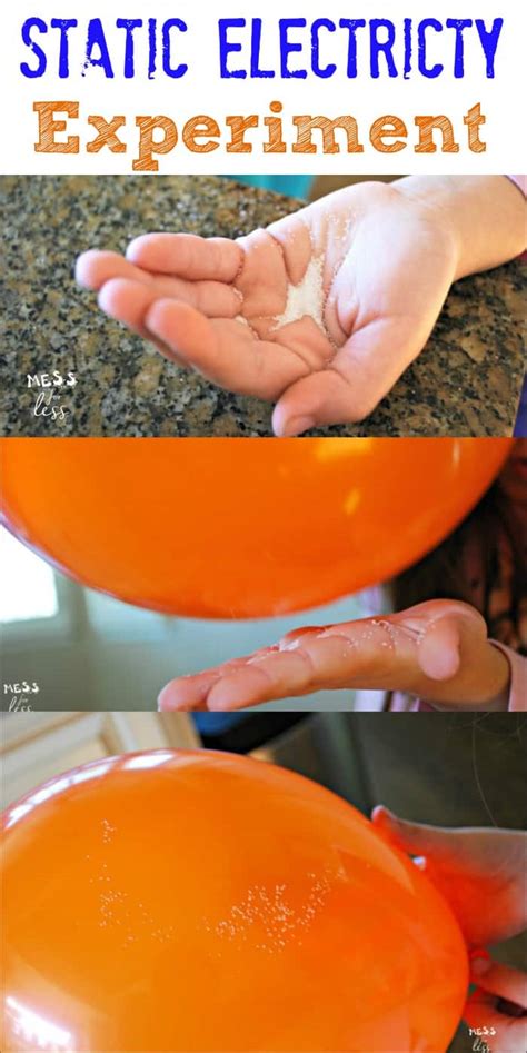 Static Electricity Experiment Mess For Less